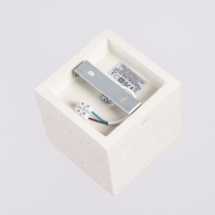 Spot QUAD 1xGU10/10W/230V beton/crem