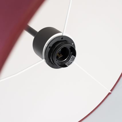 Pendul cu cablu NEVIA, 1x E27, 15 W, 230 V, Ø 40 cm, roșu