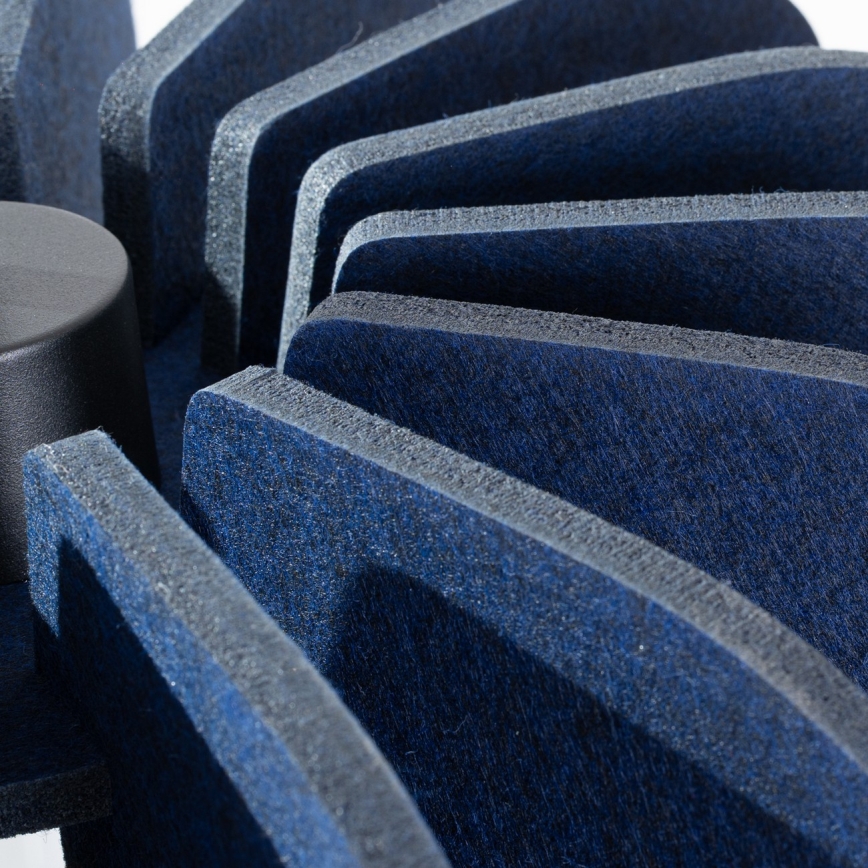 Pendul pe cablu MULA 1xE27/15W/230V Ø 45 cm albastru