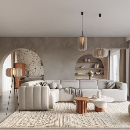 Lampă de podea MULA 1xE27/15W/230V crem