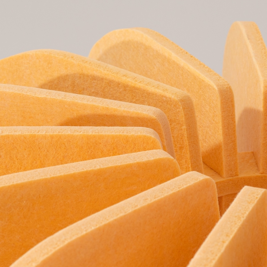 Lampă de podea MULA, 1x E27, 15W, 230V, galbenă