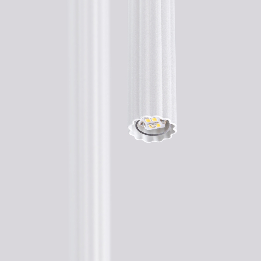 Lustră suspendată pe cablu ARCHE 2xG9/8W/230V alb