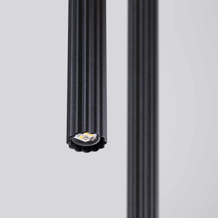 Lustră suspendată pe cablu ARCHE 2xG9/8W/230V, negru