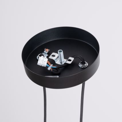 Lustră suspendată pe cablu ARCHE 2xG9/8W/230V, negru