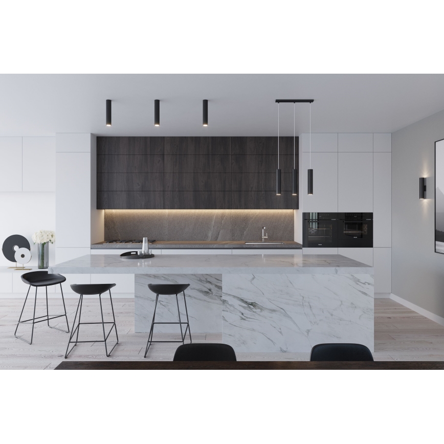 Lampă suspendată pe cablu LAGOS, 2 x GU10, 10 W, 230 V, negru