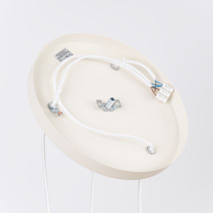 Lustră pe cablu ESTRIA 3xE14/10W/230V Ø 30 cm crem