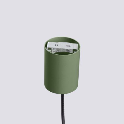 Lustră suspendată pe cablu ESTRIA, 1xE14/10W/230V, Ø 14 cm, verde