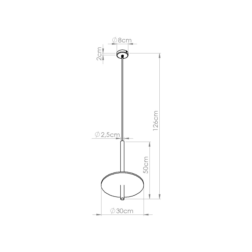 Pendul pe cablu FELTRO 1xG9/8W/230V negru/galben