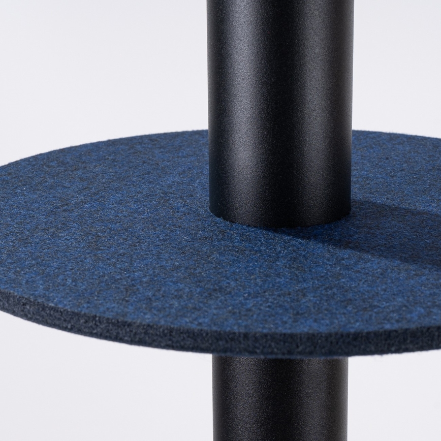 Lustră suspendată pe cablu PELTA 1xGU10/10W/230V negru/albastru