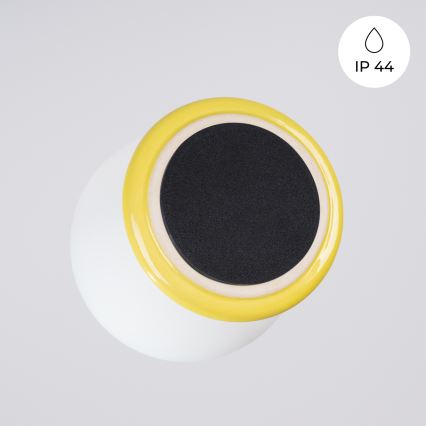 Aplica de perete pentru baie ZORI 1xG9/8W/230V IP44, galbenă