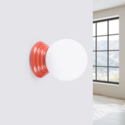 Aplica de perete pentru baie ZORI 1xG9/8W/230V IP44 roz