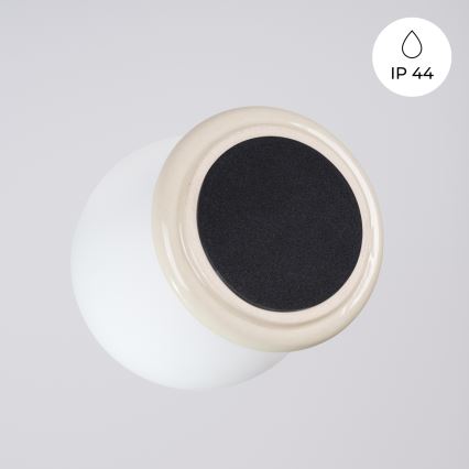 Plafonieră de baie ZORI, 1x G9, 8W, 230V, Ø 12 cm, IP44, bej