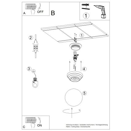 Plafonieră de baie ZORI, 1x G9, 8W, 230V, Ø 12 cm, IP44, bej