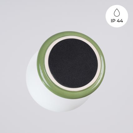 Plafonieră de baie ZORI, 1xG9/8W/230V, Ø 12 cm, IP44, verde