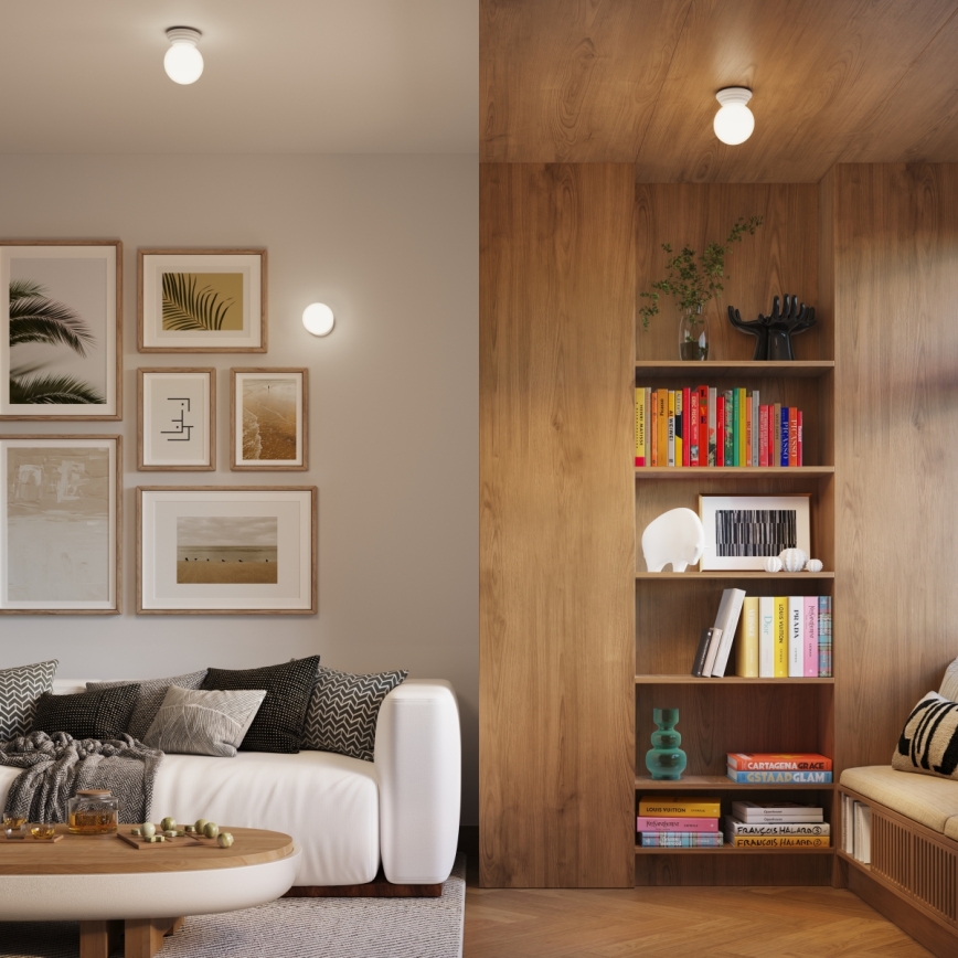 Aplică de perete pentru baie ZORI 1xG9/8W/230V IP44 albă