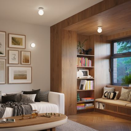 Aplică de perete pentru baie ZORI 1xG9/8W/230V IP44 albă