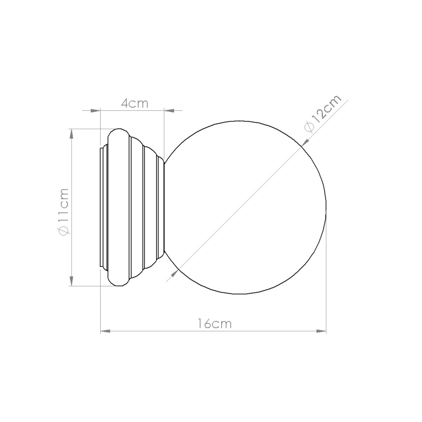 Aplică de perete pentru baie ZORI 1xG9/8W/230V IP44 albă