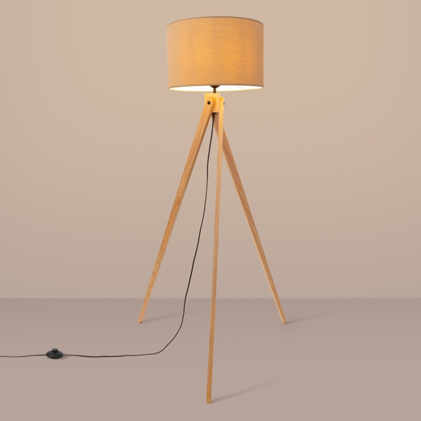 Lampă de podea NATT, 1 x E27, 15 W, 230 V, taupe