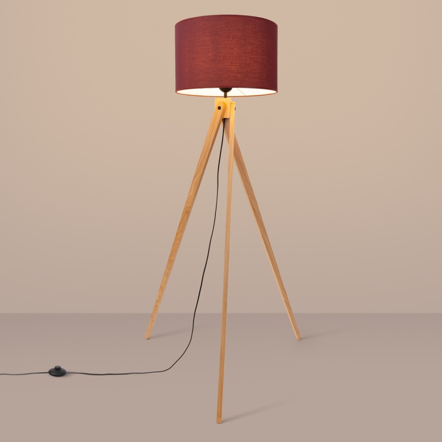 Lampă de podea NATT 1xE27/15W/230V roșie