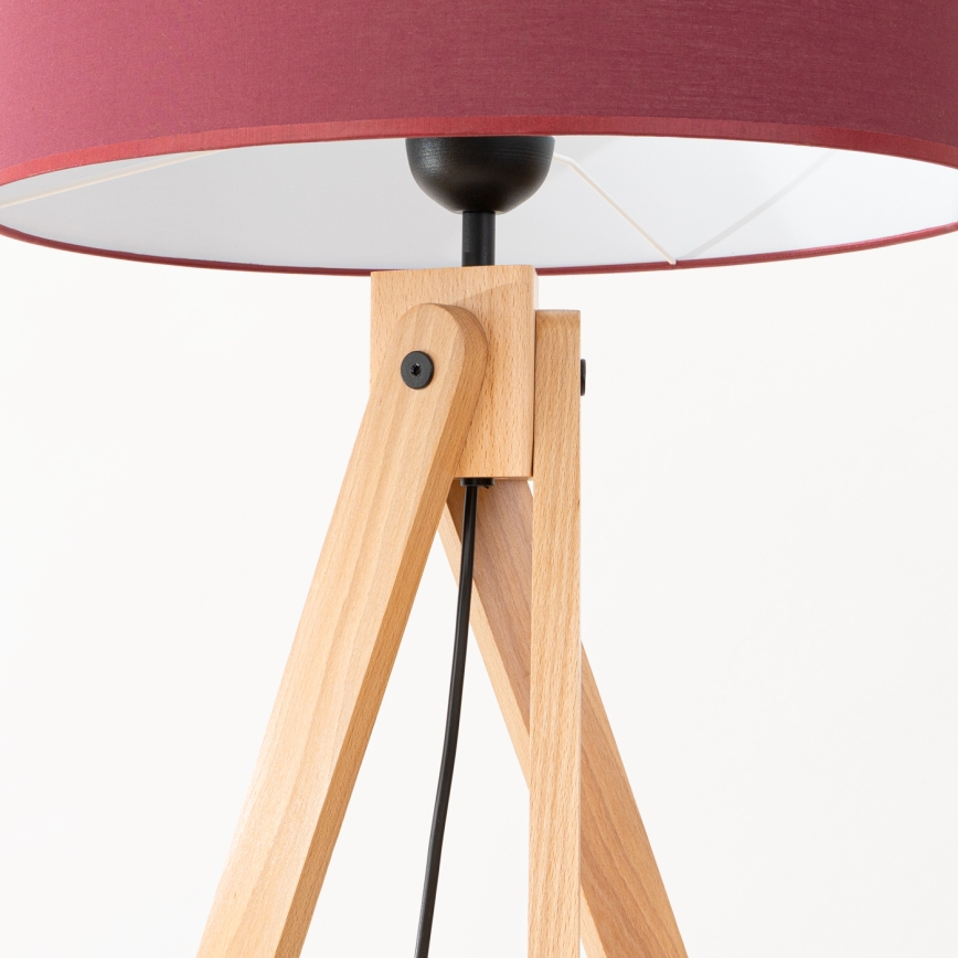 Lampă de podea NATT 1xE27/15W/230V roșie