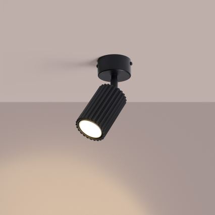 Corp de iluminat spot KARBON 1xGU10/10W/230V negru