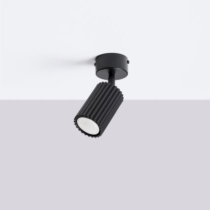 Corp de iluminat spot KARBON 1xGU10/10W/230V negru