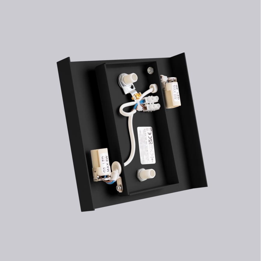 Aplica de perete VANTA 2xG9/8W/230V neagră