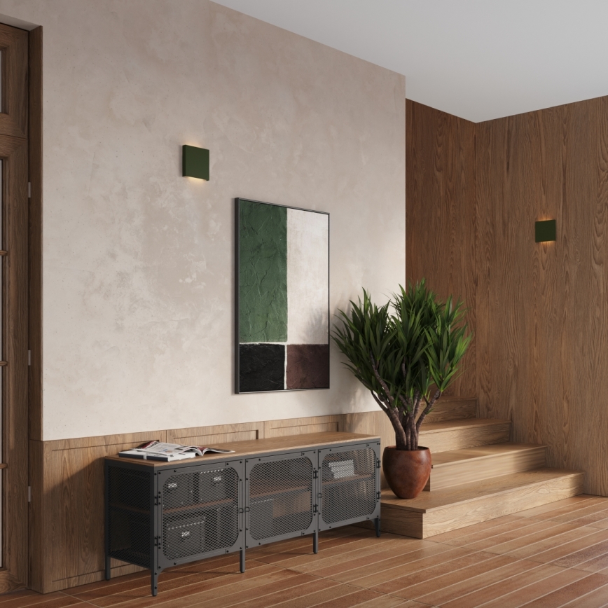 Aplica de perete VANTA 2xG9/8W/230V verde