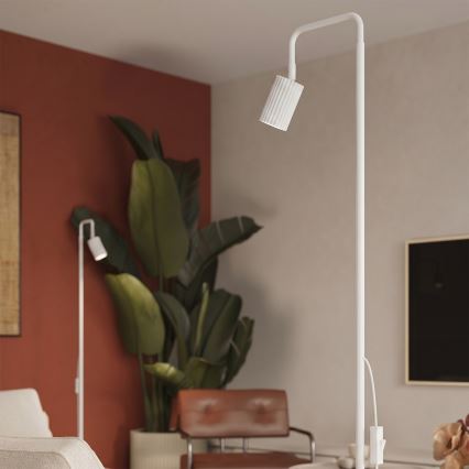 Lampadar KARBON 1xGU10/10W/230V alb