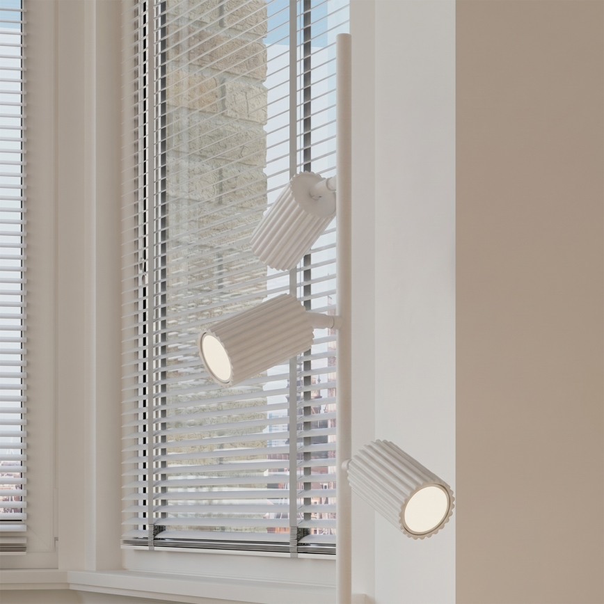 Lampadar KARBON 3xGU10/10W/230V alb