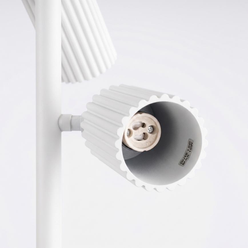 Lampadar KARBON 3xGU10/10W/230V alb