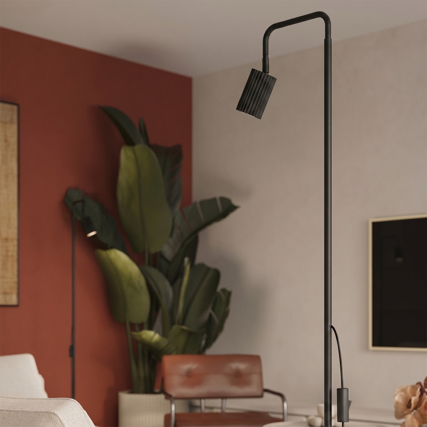 Lampadar KARBON 1xGU10/10W/230V negru
