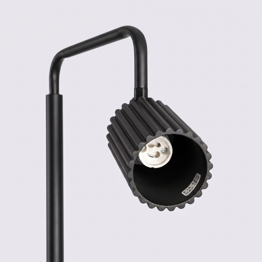 Lampadar KARBON 1xGU10/10W/230V negru
