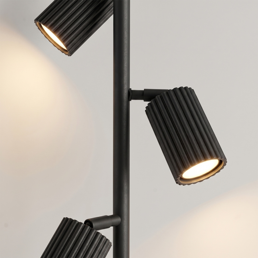Lampă de podea KARBON 3xGU10/10W/230V neagră