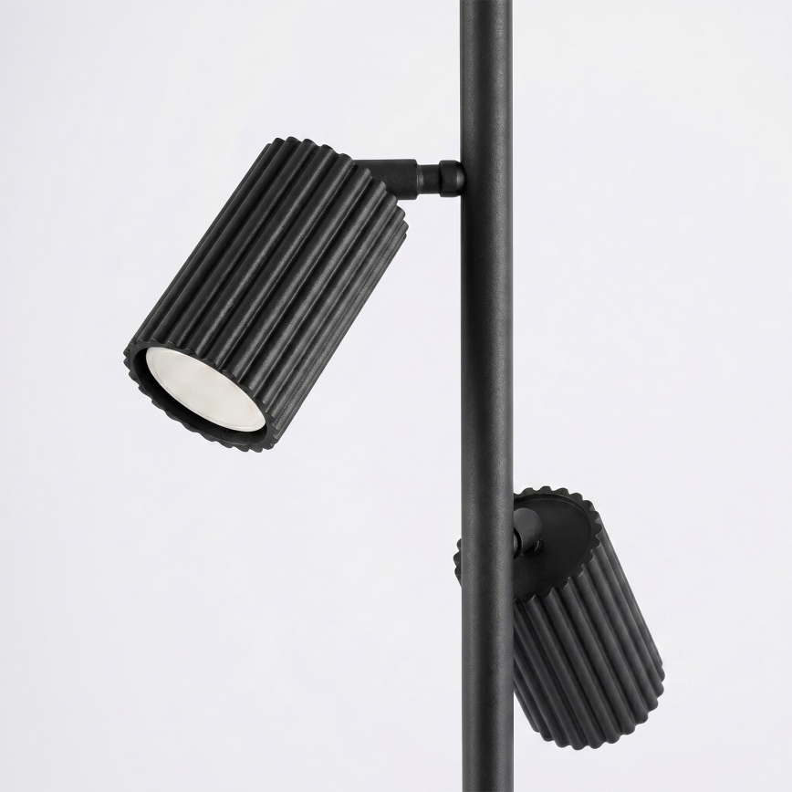 Lampă de podea KARBON 3xGU10/10W/230V neagră