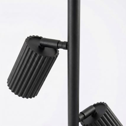 Lampă de podea KARBON 3xGU10/10W/230V neagră