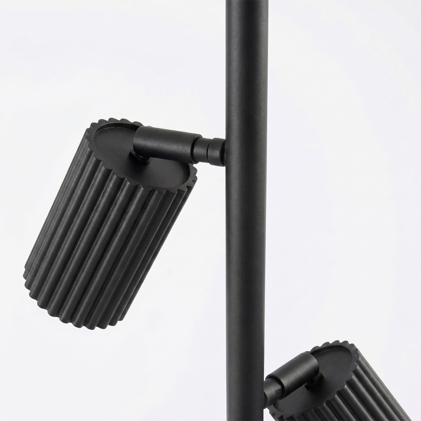 Lampă de podea KARBON 3xGU10/10W/230V neagră
