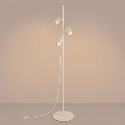 Lampadar KARBON 3xGU10/10W/230V crem