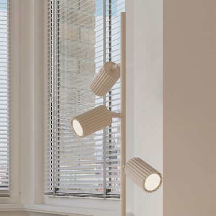 Lampadar KARBON 3xGU10/10W/230V crem