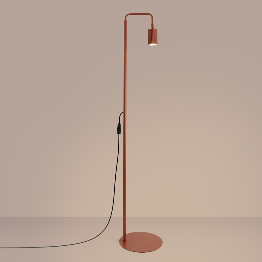 Lampă de podea KARBON 1xGU10/10W/230V portocalie