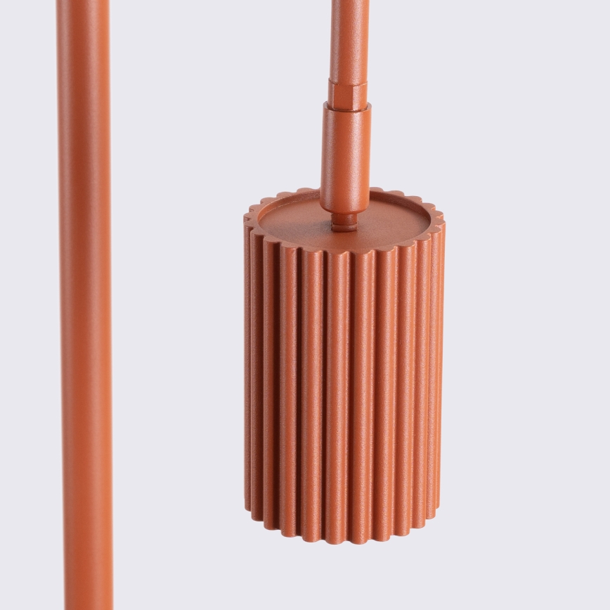 Lampă de podea KARBON 1xGU10/10W/230V portocalie