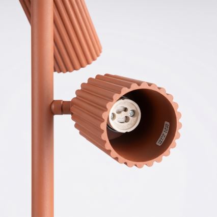 Lampă de podea KARBON 3xGU10/10W/230V portocalie