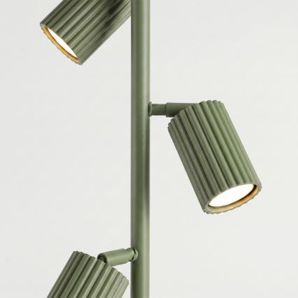 Lampă de podea KARBON 3xGU10/10W/230V verde