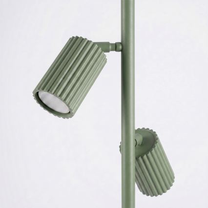 Lampă de podea KARBON 3xGU10/10W/230V verde