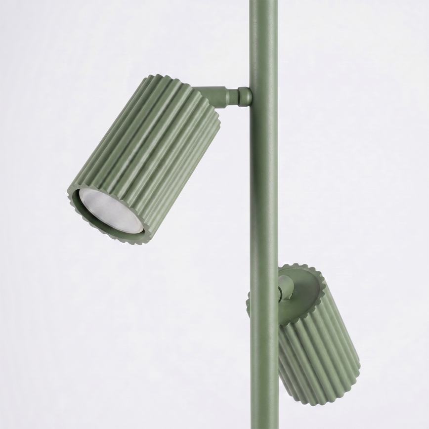 Lampă de podea KARBON 3xGU10/10W/230V verde