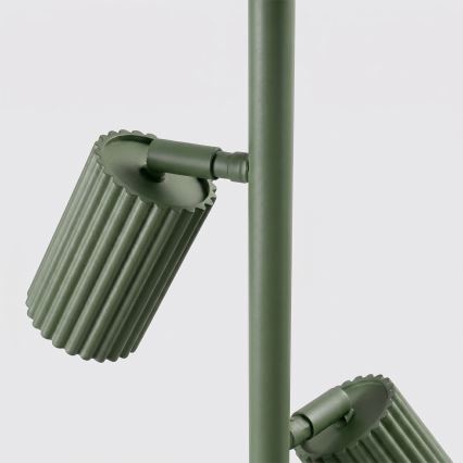 Lampă de podea KARBON 3xGU10/10W/230V verde