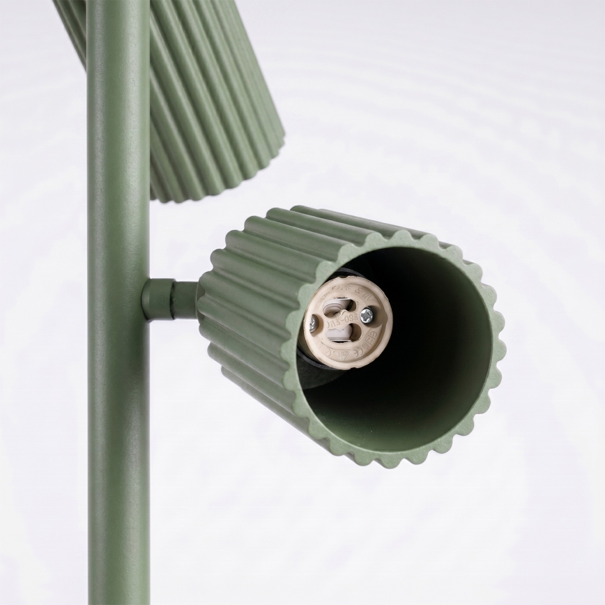 Lampă de podea KARBON 3xGU10/10W/230V verde