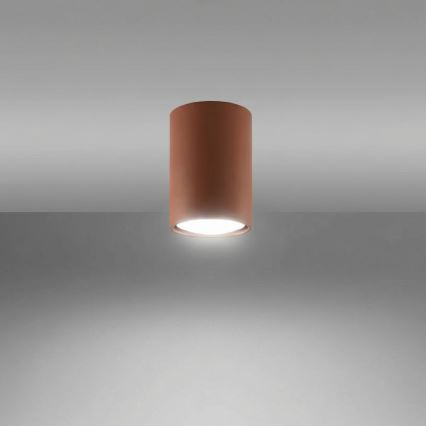 Lampă spot LAGOS 1xGU10/10W/230V 10 cm maro