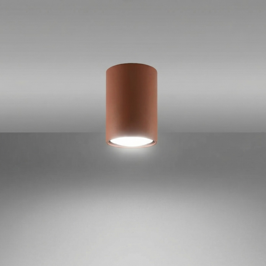Lampă spot LAGOS 1xGU10/10W/230V 10 cm maro