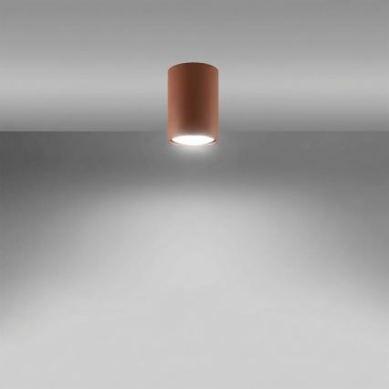 Lampă spot LAGOS 1xGU10/10W/230V 10 cm maro